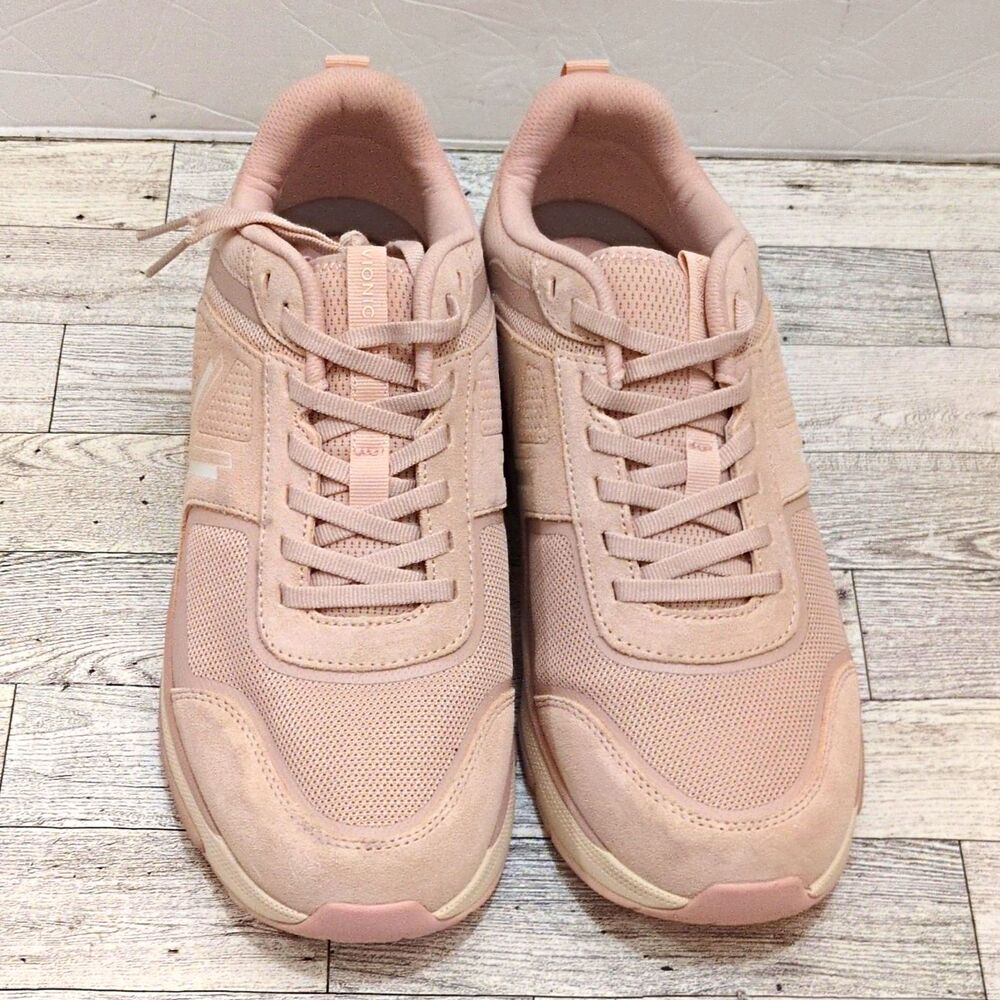 Vionic WSTRIDER 001 Women's Low Top Lace-Up Athletic Sneaker Pink Wide Size 12